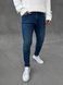 Мужские джинсы темно-синие slim fit CJ1537 фото 1