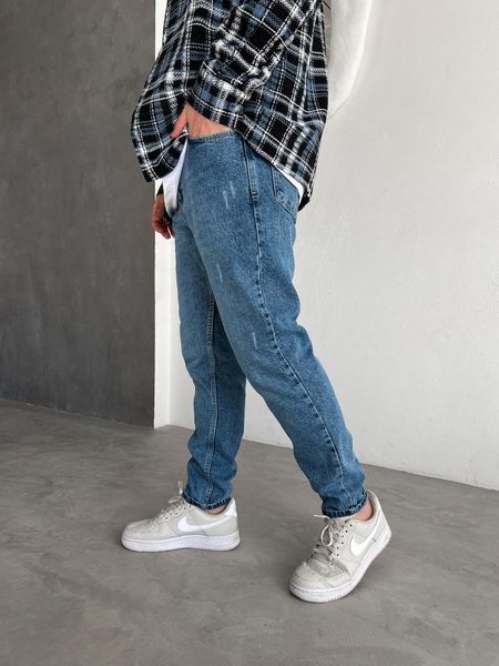 Чоловічі джинси Regular Fit сині DF1412/3 фото