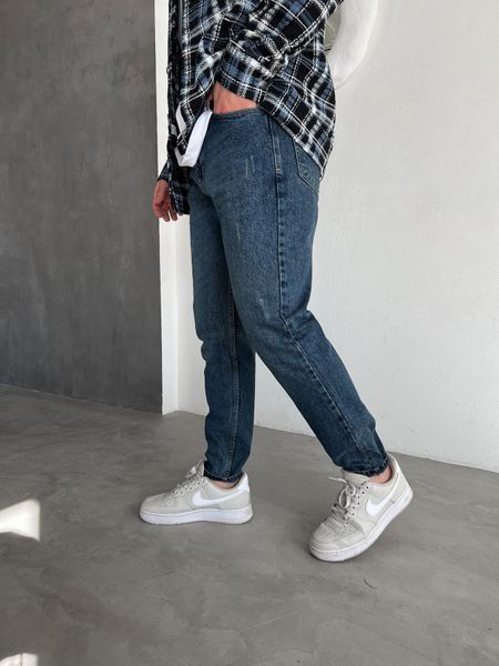 Мужские джинсы Regular Fit темно-синие DF1412/2 фото