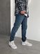 Мужские джинсы Regular Fit темно-синие DF1412/2 фото 4