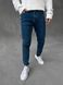 Мужские джинсы темно-синие slim fit CJ1152 фото 1