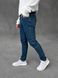 Мужские джинсы темно-синие slim fit CJ1152 фото 2