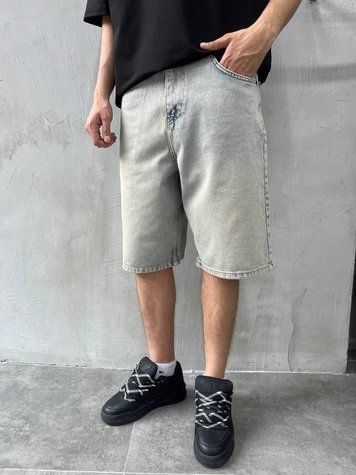 Чоловічі широкі шорти Baggy DF2295/22 фото