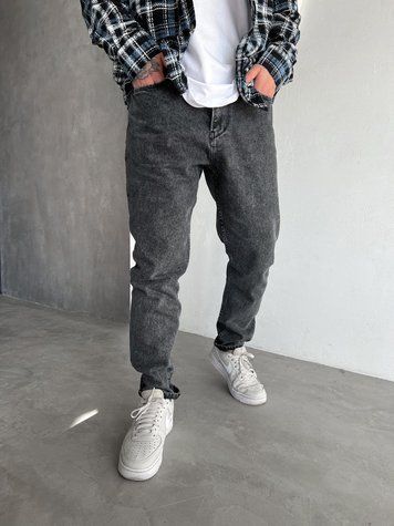 Мужские джинсы Regular Fit серые DF1451/2 фото