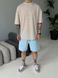 Мужская оверсайз футболка в полоску BB267 фото 7