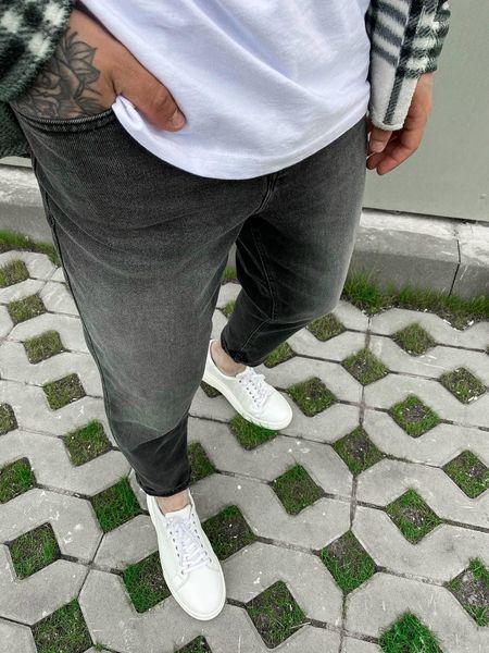 Мужские джинсы голубые прямого кроя GD831/2 фото