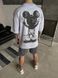 Чоловіча оверсайз футболка Usual Suspect Mickey Mouse світло-лілова MM283 фото 1