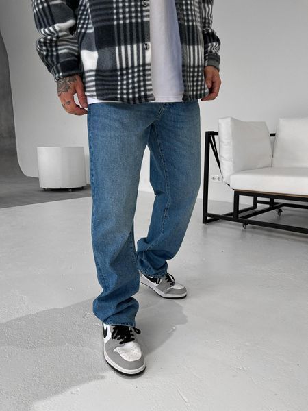Чоловічі джинси Baggy блакитні широкого крою GD15479/3 фото