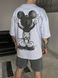 Чоловіча оверсайз футболка Usual Suspect Mickey Mouse світло-лілова MM283 фото 5