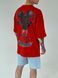 Чоловіча оверсайз футболка Usual Suspect Mickey Mouse червона MM282 фото 9